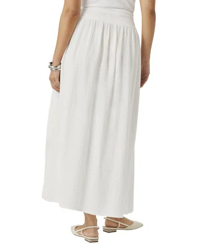 Splendid Melanie Tiered Drawstring Maxi Skirt In White
