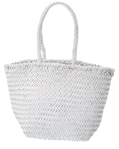 Dragon Diffusion Grace Small Leather Shoulder Bag In White