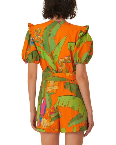 Farm Rio Romper In Green