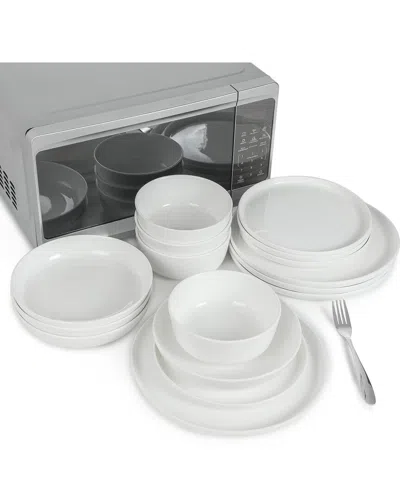 Table 12 16pc Dinnerware Set In White