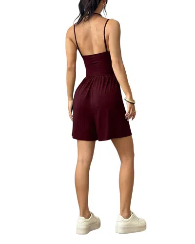 Emma Way Romper In Brown