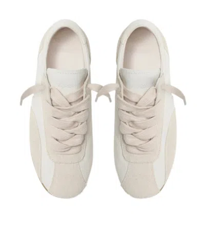 Represent Low-pro Leather Suede In White