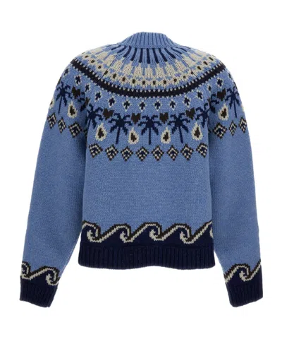 Alanui Long-sleeved Sweater In Multi