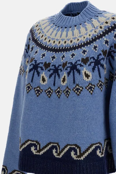 Alanui Long-sleeved Sweater In Multi