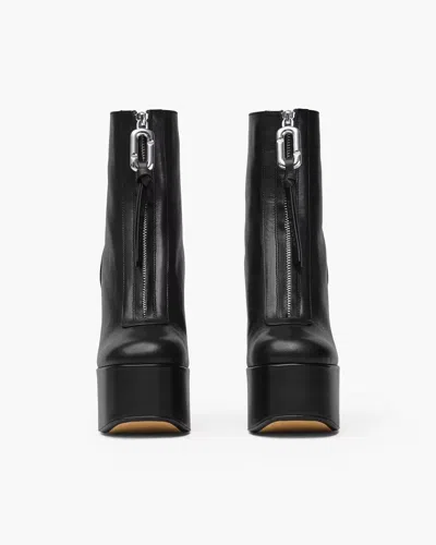Marc Jacobs The Gigi Platform Ankle Boots In Black