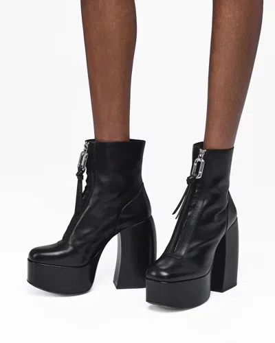Marc Jacobs The Gigi Platform Ankle Boots In Black
