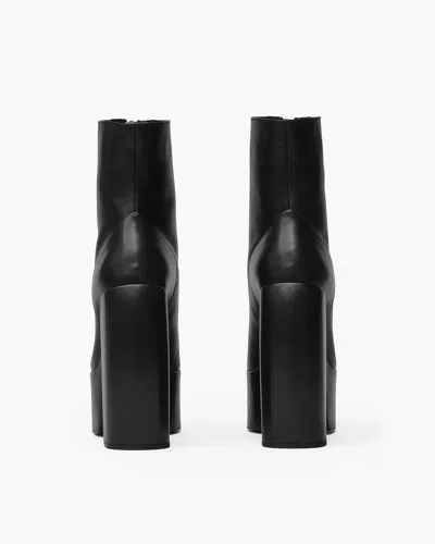 Marc Jacobs The Gigi Platform Ankle Boots In Black