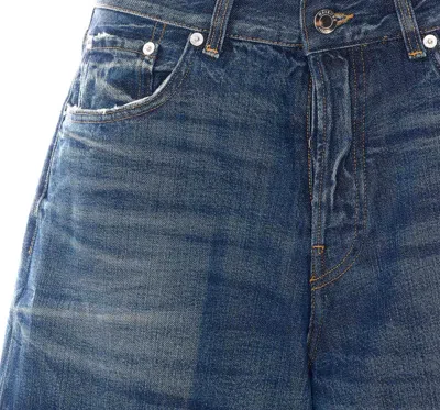 Haikure Belt-loop Jeans. In Blue