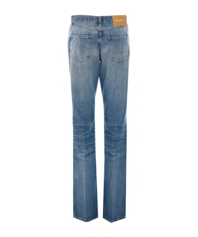 Haikure Belt-loop Jeans. In Blue