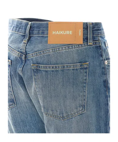 Haikure Belt-loop Jeans. In Blue