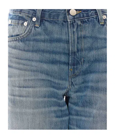 Haikure Belt-loop Jeans. In Blue