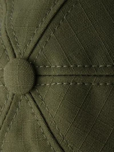 Prada Technical Fabric Baseball Cap In Green