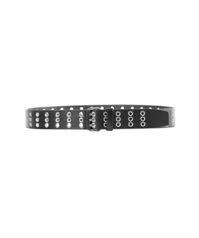 Ann Demeulemeester Eyelet-embellished Leather Belt In Multi