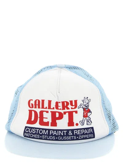 Gallery Dept. Light Blue Graphic Baseball Hat In Multi