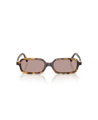 Miu Miu 51mm Rectangular Sunglasses In Brown