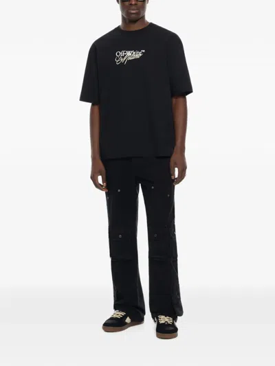 Off-white Multi-pocket Cargo Pants In Black