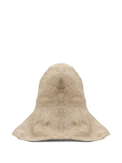 Flapper Logo Plaque Hat In Neutral