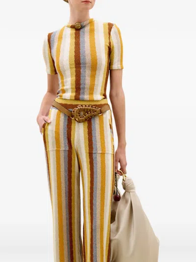 Silvia Tcherassi Varinia Stripe-pattern Jumper In Multi
