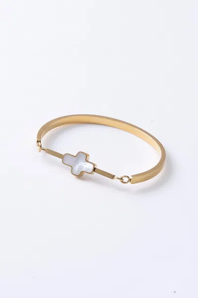 Noonday Keep Faith Cuff In Gold