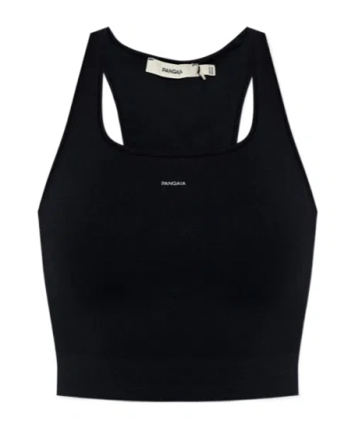 Pangaia Racer-back Compression Tank Top In Black