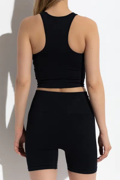 Pangaia Racer-back Compression Tank Top In Black