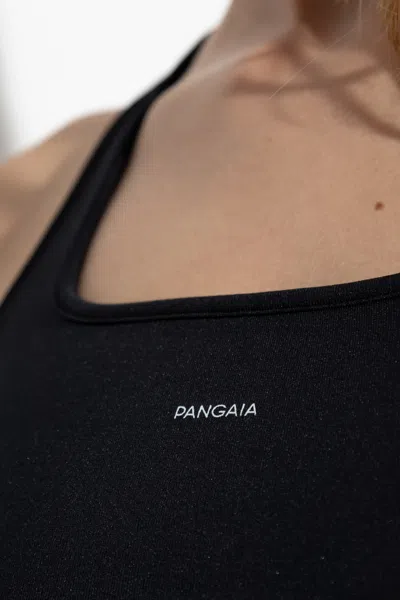 Pangaia Racer-back Compression Tank Top In Black