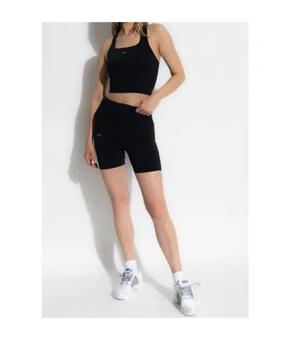 Pangaia Racer-back Compression Tank Top In Black