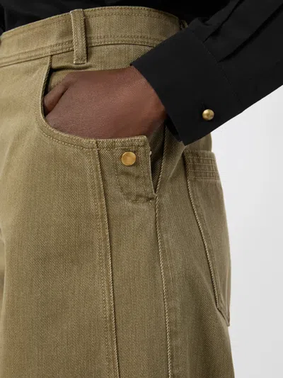 Max Mara Belt Loop Casual Pants In Brown