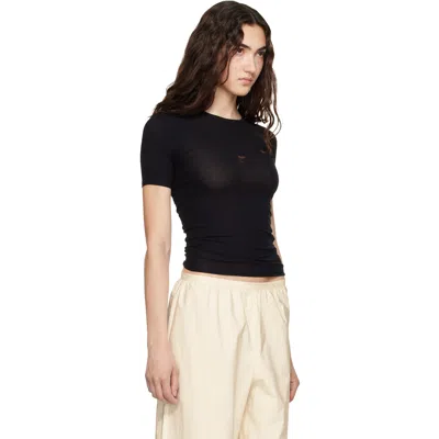 Baserange Heart T-shirt In Black