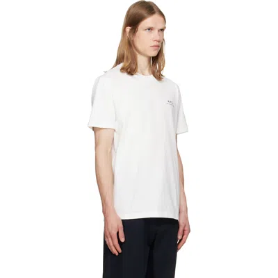 A.p.c. A. P.c. Logo-detail T-shirt In White