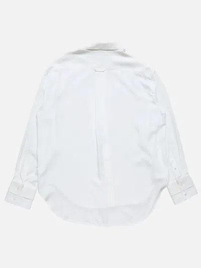 Acne Studios Layered Button Up Shirt In White