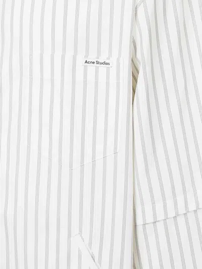 Acne Studios Button-up Shirt In Gray