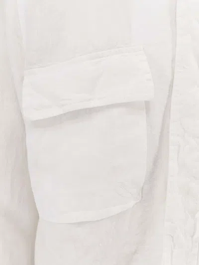 Aspesi Flap-pocket Shirt In White