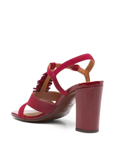 Chie Mihara Balia Suede Sandals In Red