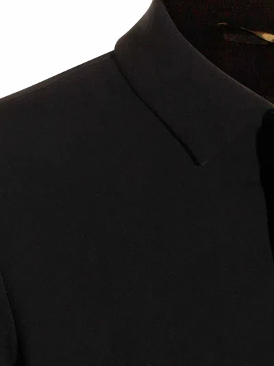 Montecore Collared Coat In Black
