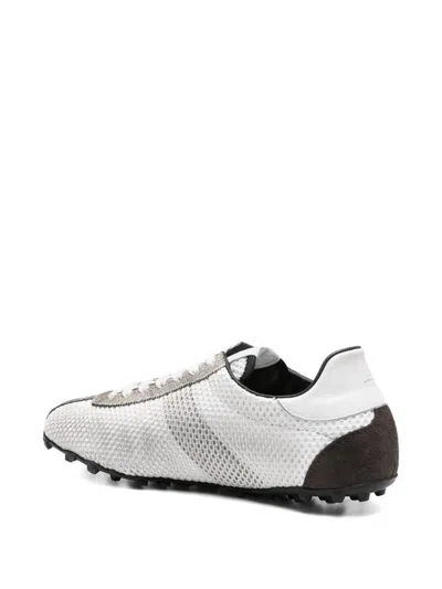 Maison Margiela Timeless Leather Sneakers For Men In White