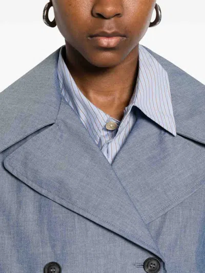 Save The Duck Sela Double-breasted Jacket In Blue