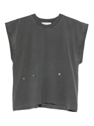 Coperni Zero Waste Adjustable T-shirt In Gray