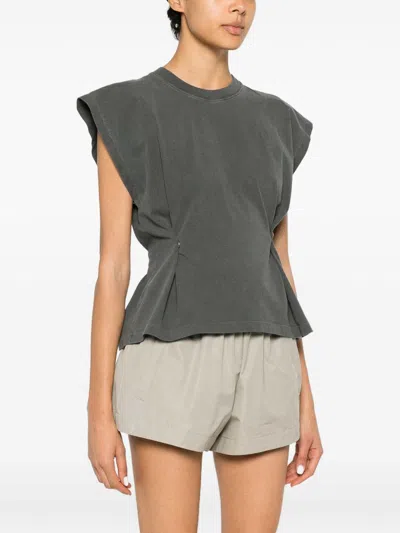 Coperni Zero Waste Adjustable T-shirt In Gray