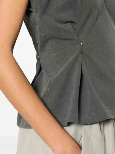 Coperni Zero Waste Adjustable T-shirt In Gray