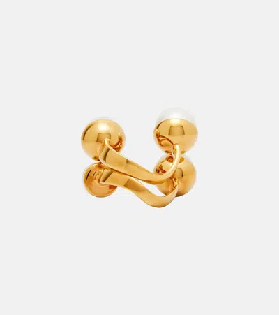 Dries Van Noten Embellished Ring In Transparent