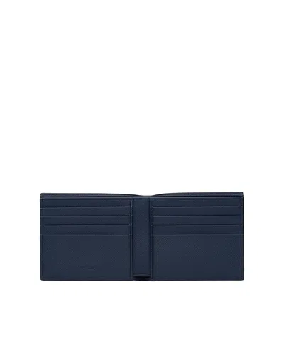 Prada Saffiano Leather Wallet In Black