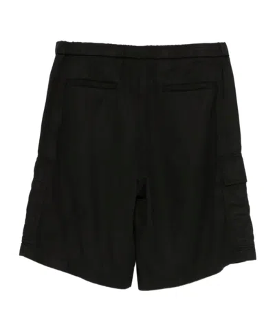 Iceberg Cargo Drawstring Shorts In Black