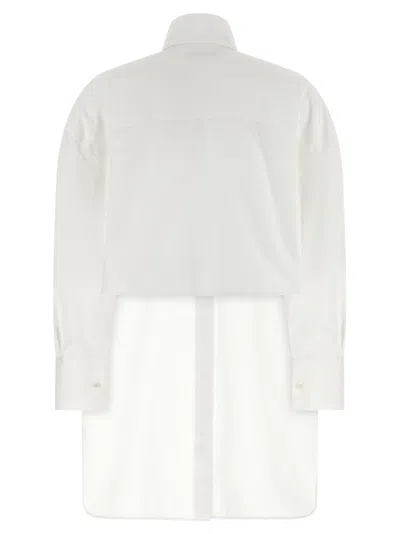 Givenchy Asymmetric Shirt In White