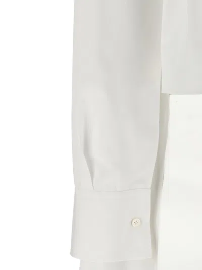 Givenchy Asymmetric Shirt In White