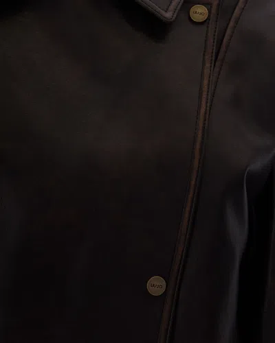 Liu •jo Bomber Deep Brown In Brown
