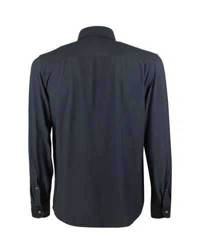 Ghirardelli Camicia Classica Elasticizzata Nera In Multi