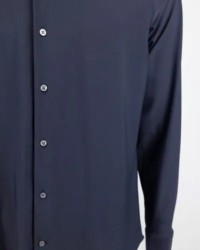 Ghirardelli Camicia Classica Elasticizzata Nera In Blue