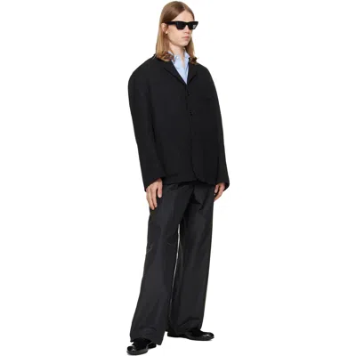 Jil Sander Double Split Sport Jacket In Black