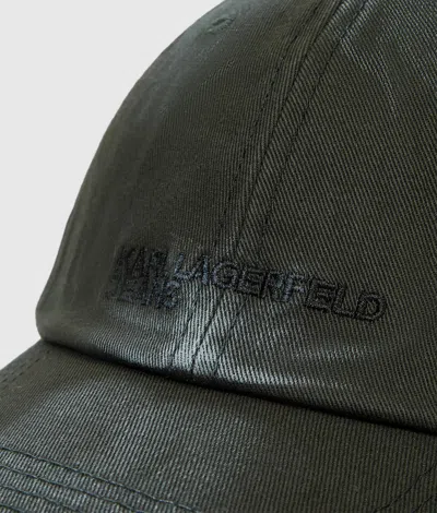 Kl Jeans Washed Logo Cap